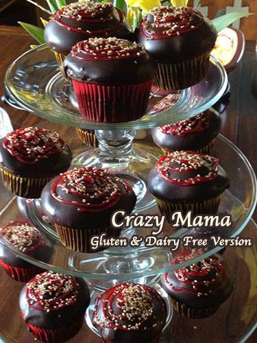 Gluten-Free Ding Dong Cupcakes