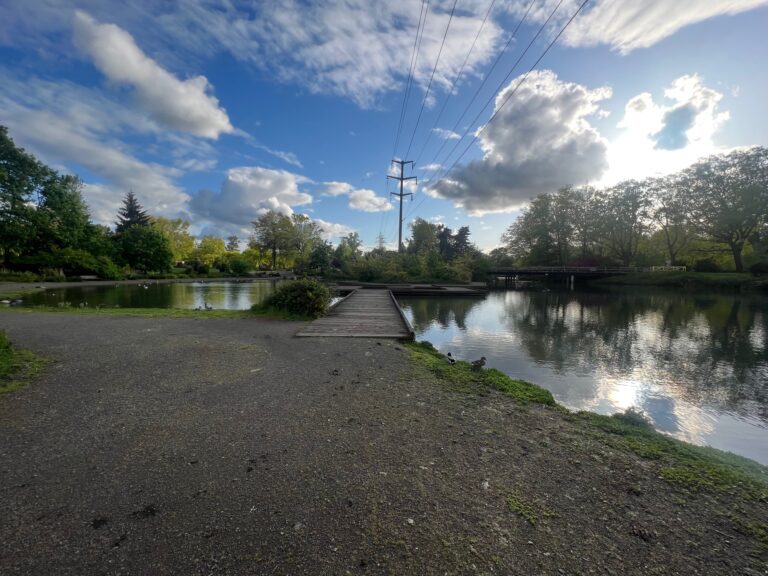Walkways and bridges across waterways and canals in Eugene